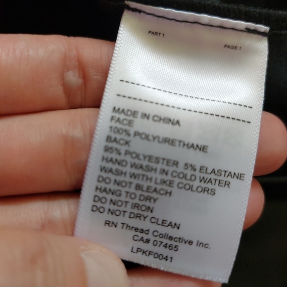 Laundry  by shelli segal Faux leather pants bnwt size 2X - Picture 4 of 5